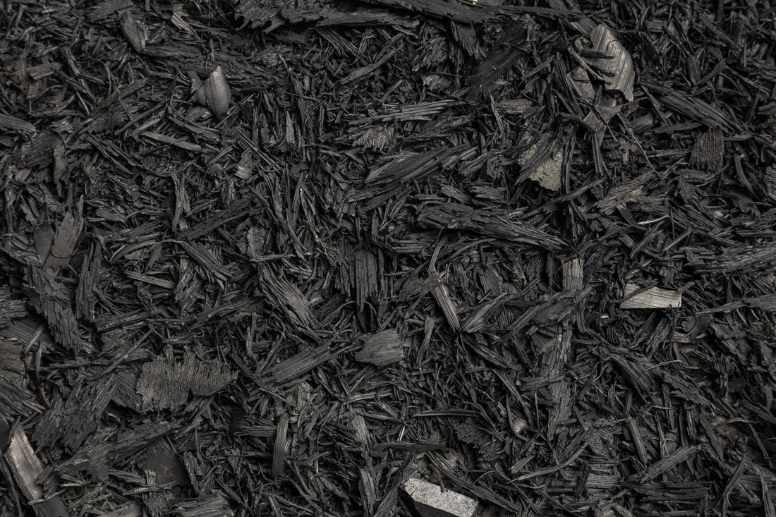 Black Shredded Rubber Mulch