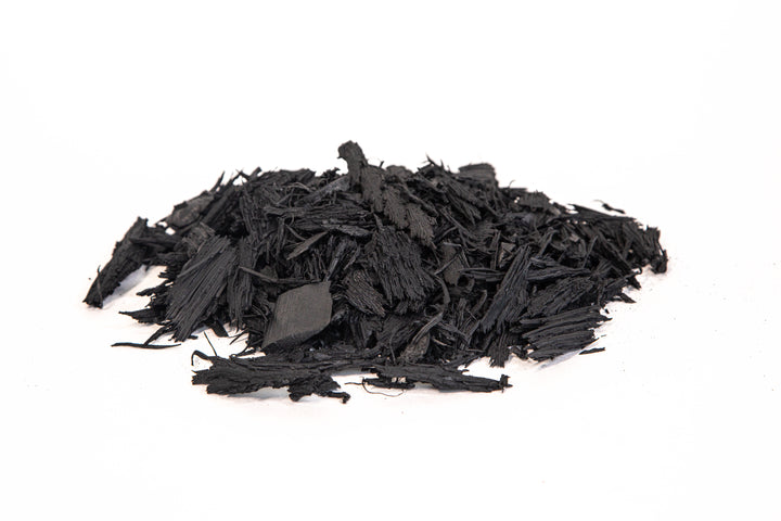 Black Shredded Rubber Mulch