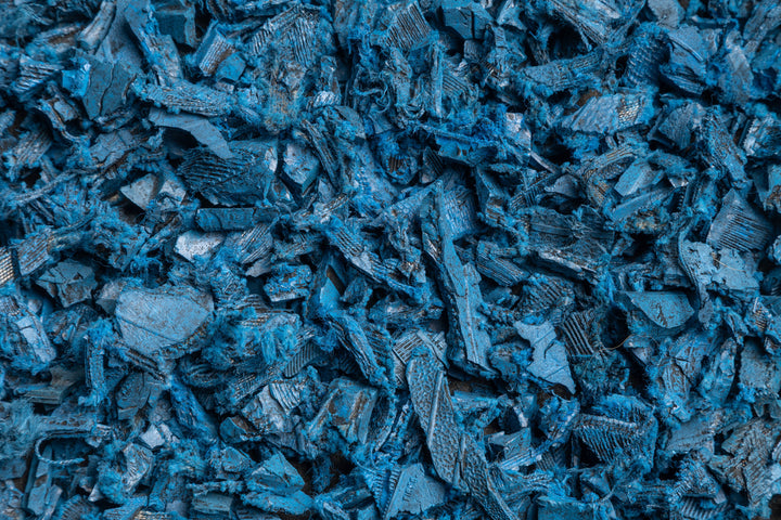 Blue Rubber Mulch Nuggets