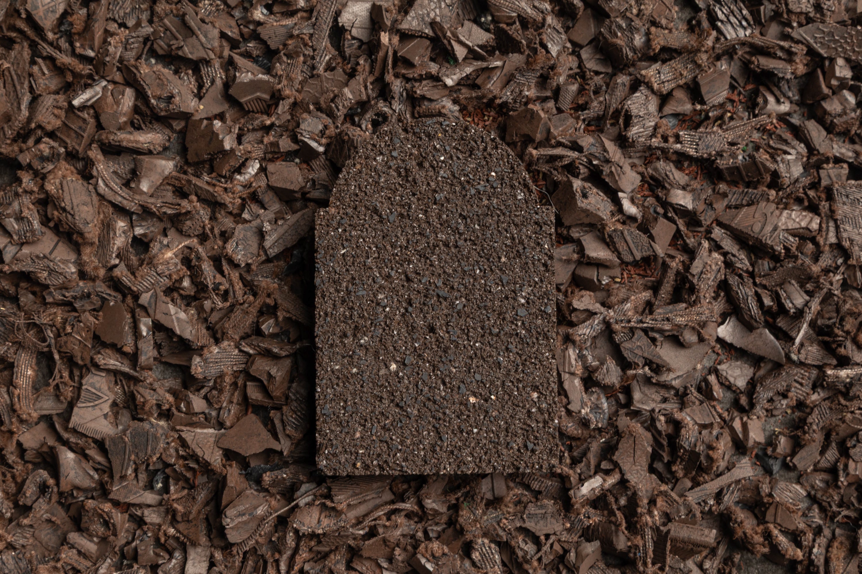 Brown Rubber Playground Border