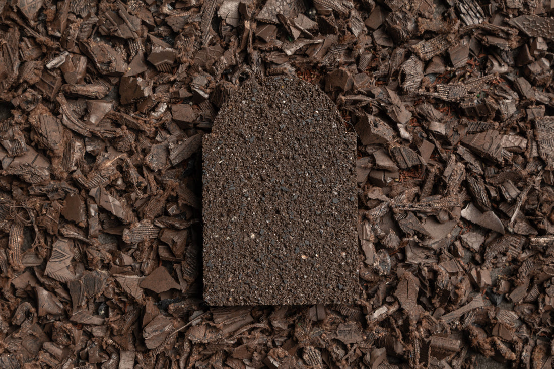 Brown Rubber Playground Border