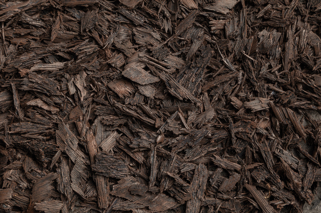 Brown Shredded Rubber Mulch