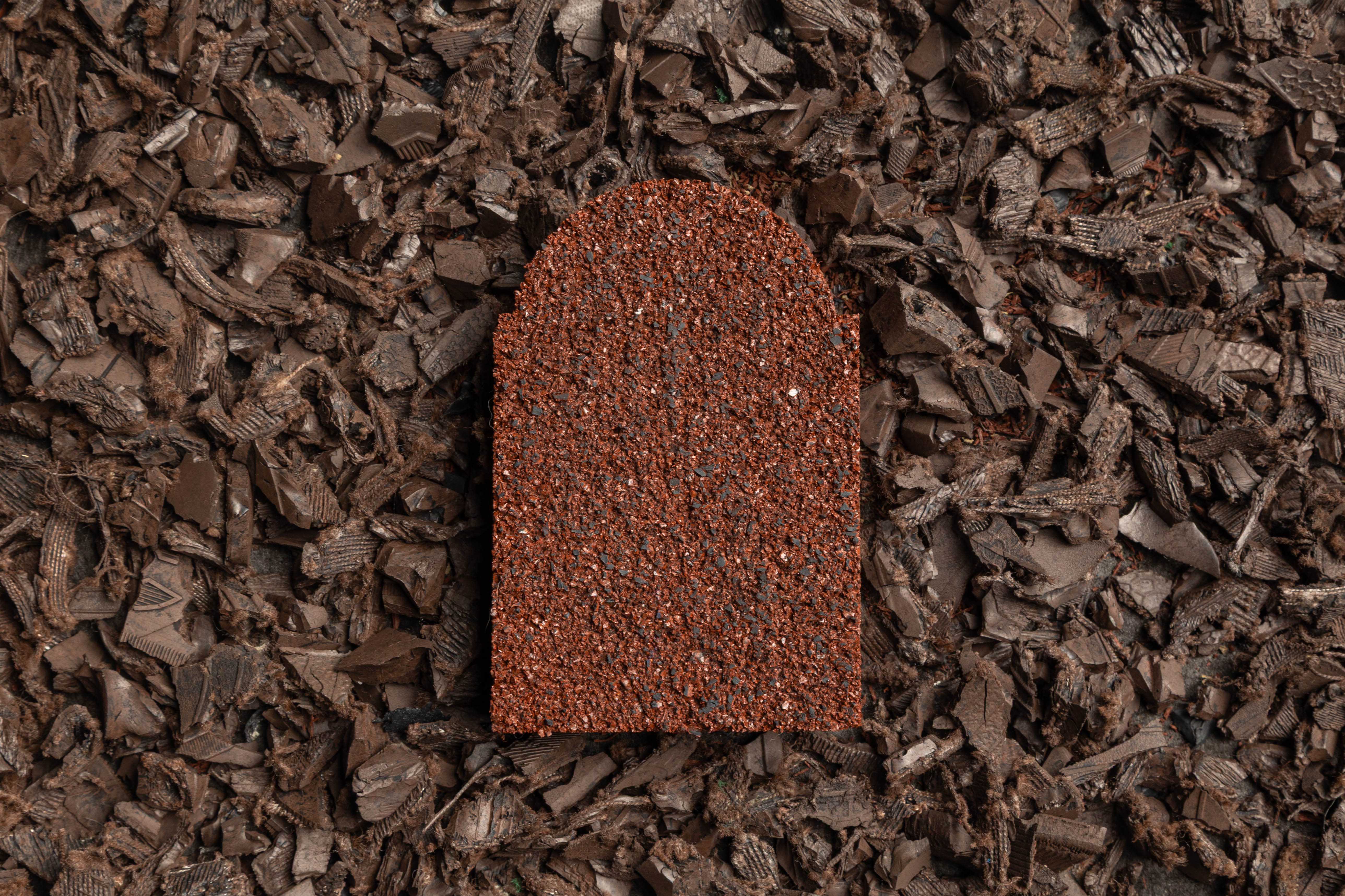 Red Rubber Playground Border