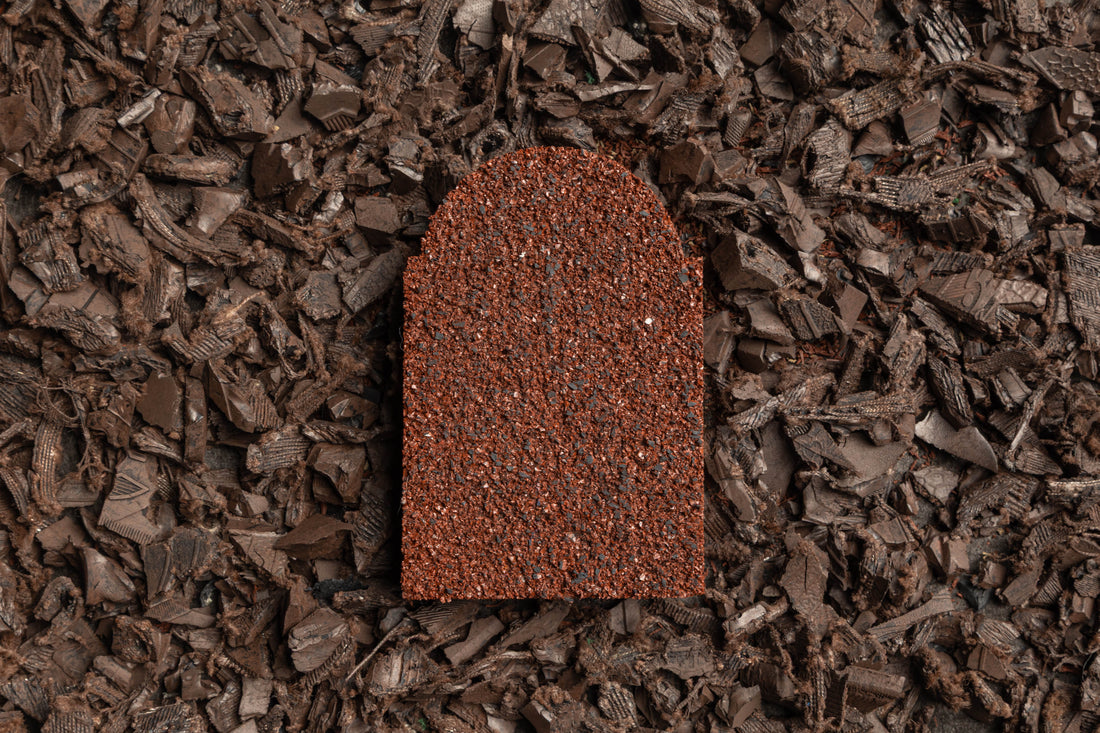 Red Rubber Playground Border