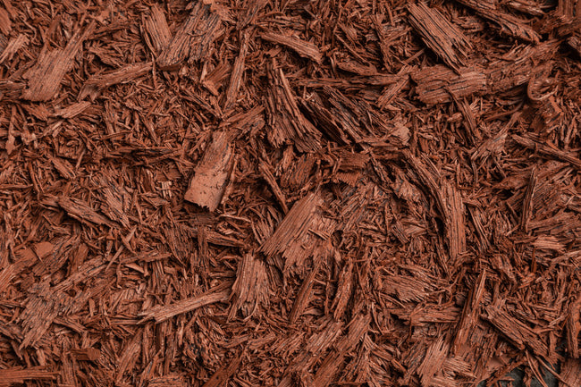 Red Shredded Rubber Mulch